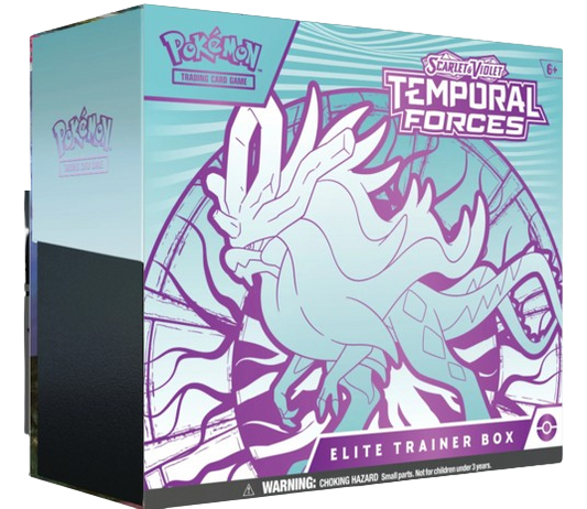 Pokémon TCG Scarlet & Violet Temporal Forces Elite Trainer Box - Walking Wake