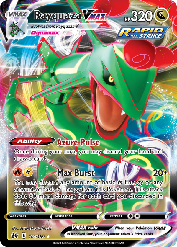 Rayquaza VMAX 101/159 (Crown Zenith)