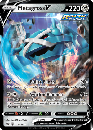 Metagross V 112/198 (Chilling Reign)