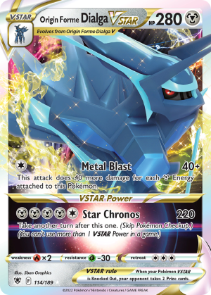 Origin Forme Dialga VSTAR 114/189 (Astral Radiance)