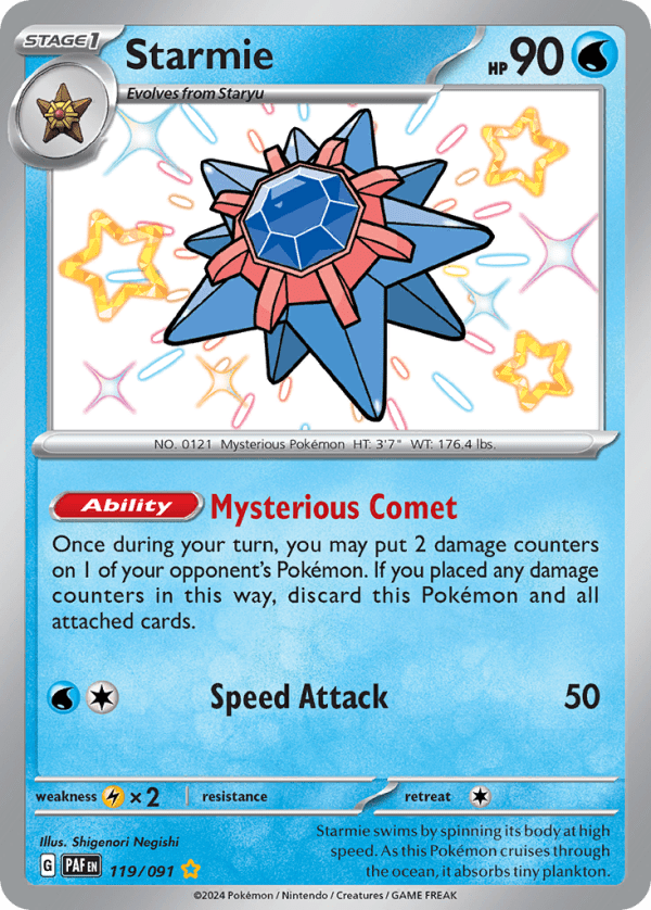 Starmie 119/091 (Paldean Fates)