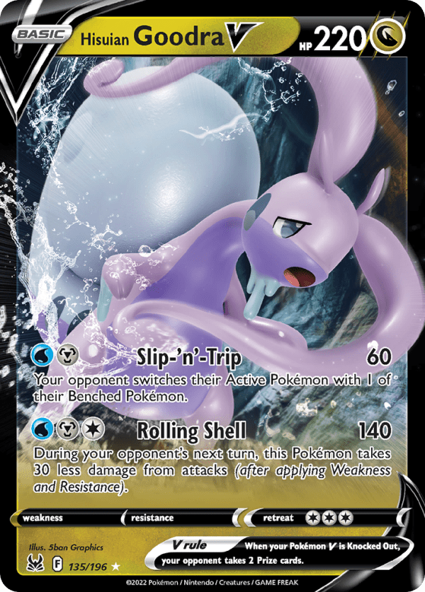 Hisuian Goodra V 135/196 (Lost Origin)