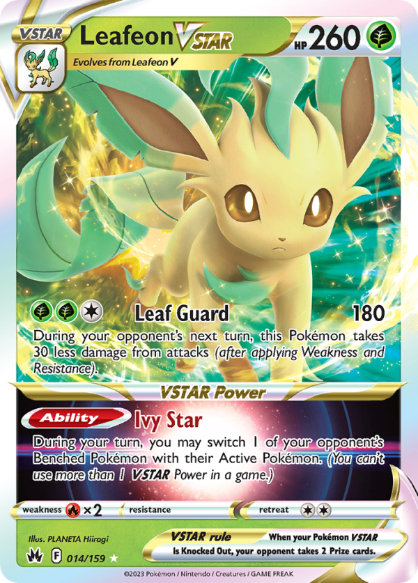 Leafeon VSTAR 014/159 (Crown Zenith)