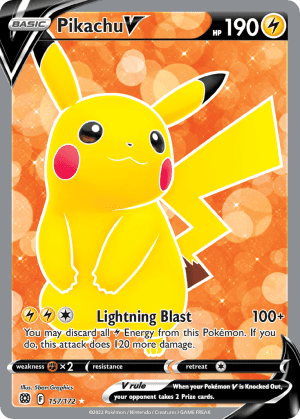 Pikachu V 157/172 (Brilliant Stars)