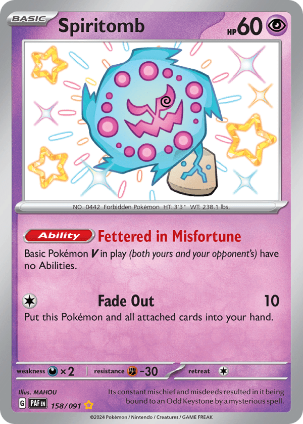 Spiritomb 158/091 (Paldean Fates)