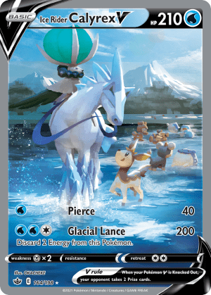 Ice Rider Calyrex V 164/198 (Chilling Reign)