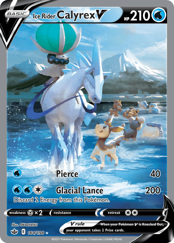 Ice Rider Calyrex V 164/198 (Chilling Reign)