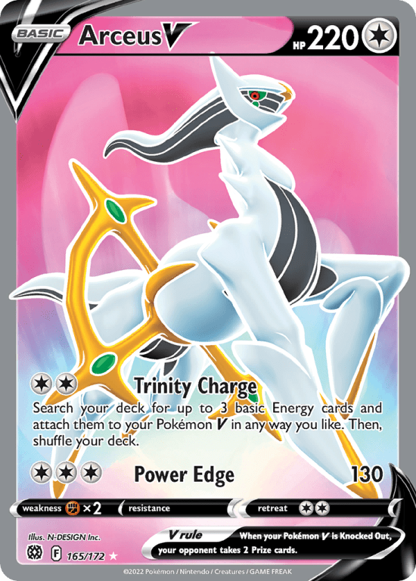 Arceus V 165/172 (Brilliant Stars)