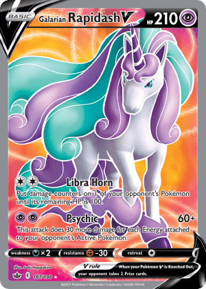 Galarian Rapidash V 167/198 (Chilling Reign)