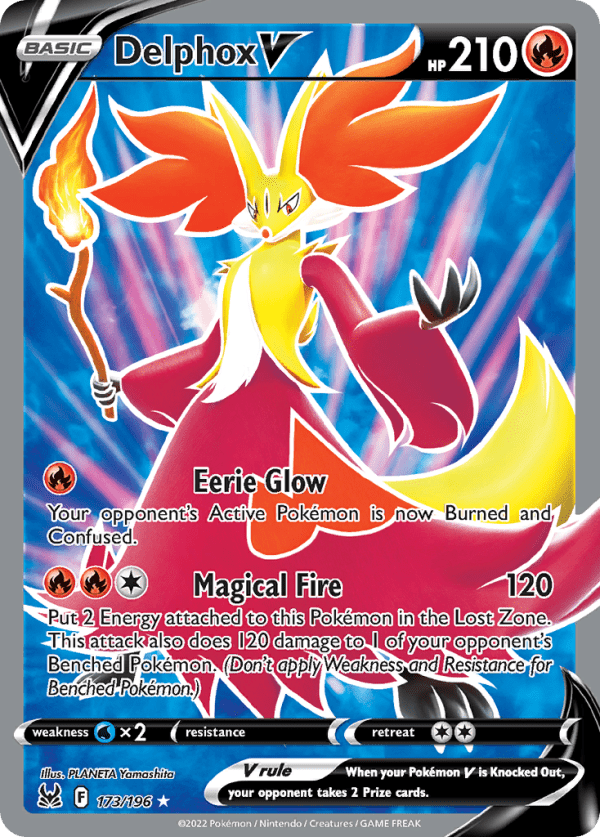 Delphox V 173/196 (Lost Origin)