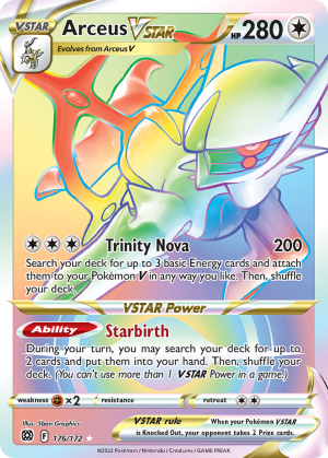 Arceus VSTAR 176/172 (Brilliant Stars)
