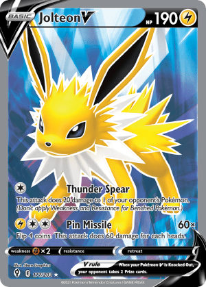 Jolteon V 177/203 (Evolving Skies)