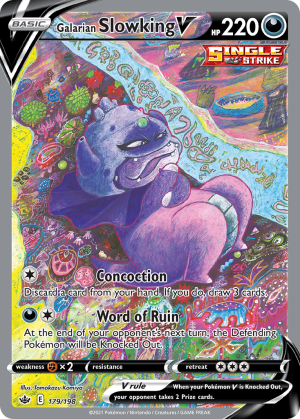 Galarian Slowking V 179/198 (Chilling Reign)