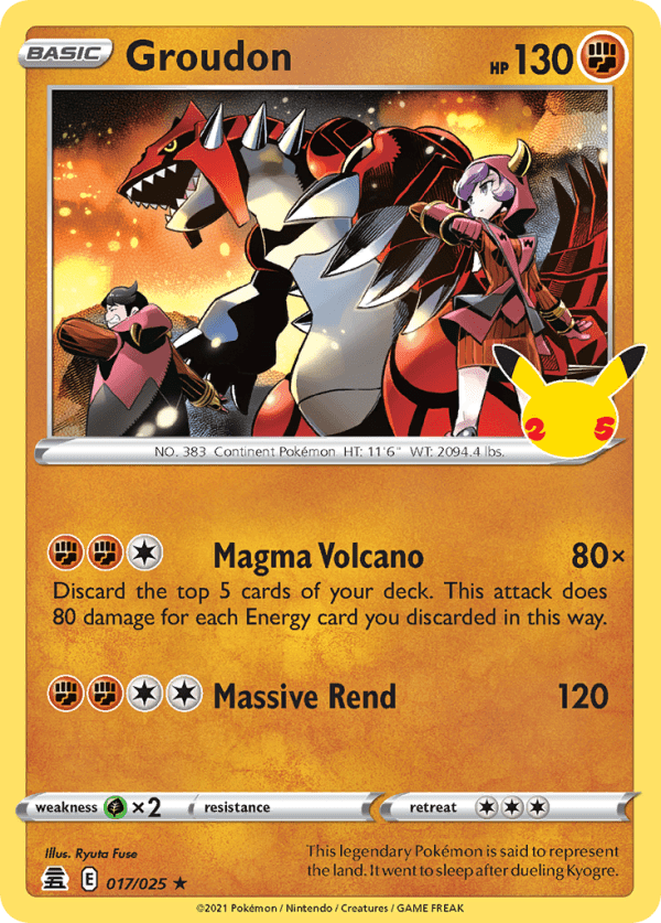 Groudon 017/025 (Celebrations)