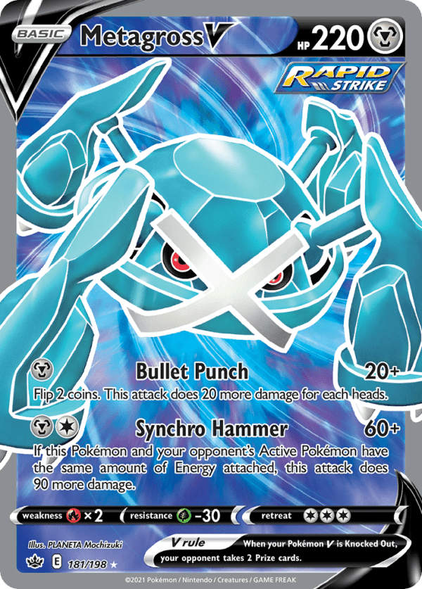 Metagross V 181/198 (Chilling Reign)