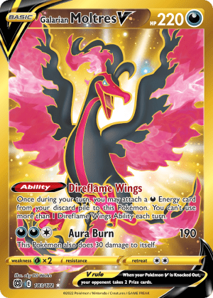 Galarian Moltres V 183/172 (Brilliant Stars)