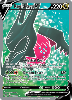 Regidrago V 183/195 (Silver Tempest)