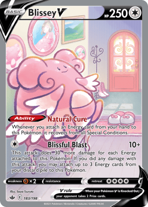 Blissey V 183/198 (Chilling Reign)