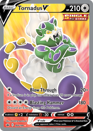 Tornadus V 184/198 (Chilling Reign)
