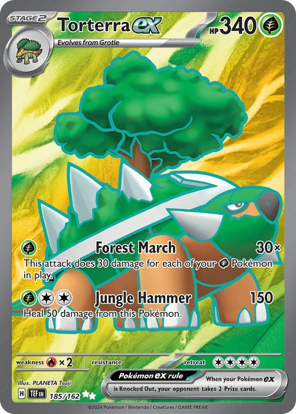 Torterra ex 185/162 (Temporal Forces)