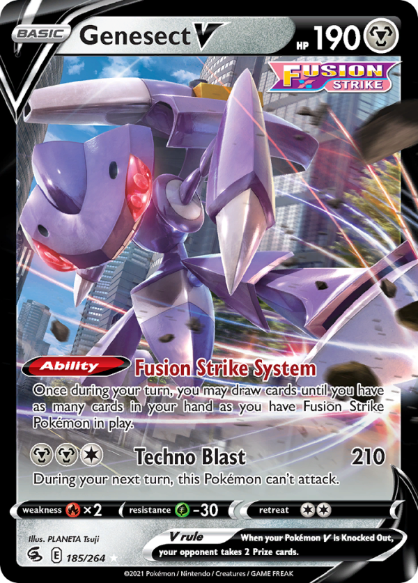 Genesect V 185/264 (Fusion Strike)