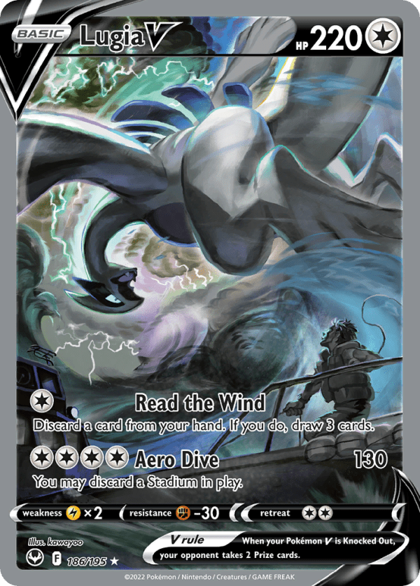 Lugia V 186/195 (Silver Tempest)