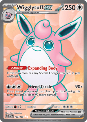 Wigglytuff ex 187/165 (Pokémon 151)
