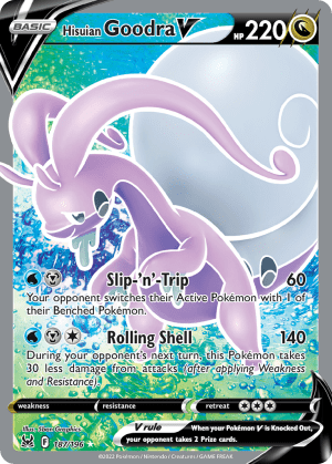 Hisuian Goodra V 187/196 (Lost Origin)