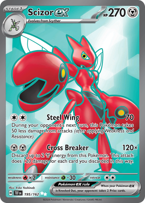 Scizor ex 195/162 (Temporal Forces)