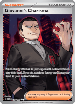 Giovanni's Charisma 197/165 (Pokémon 151)