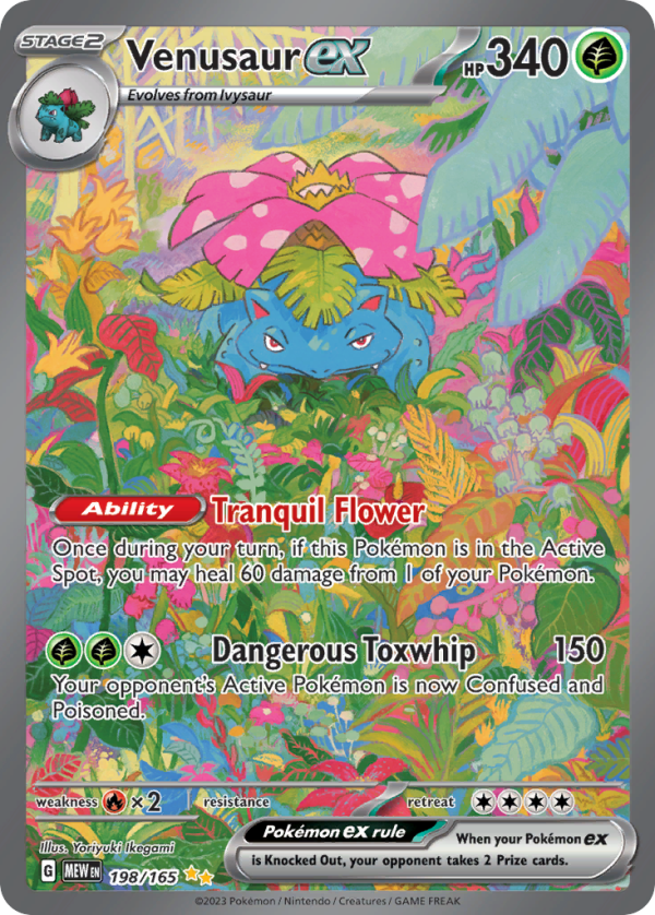 Venusaur ex 198/165 (Pokémon 151)