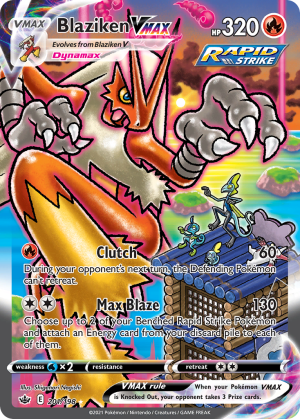 Blaziken VMAX 201/198 (Chilling Reign)