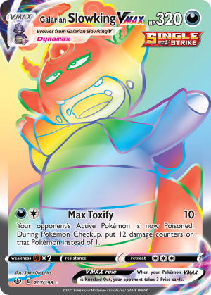Galarian Slowking VMAX 207/198 (Chilling Reign)