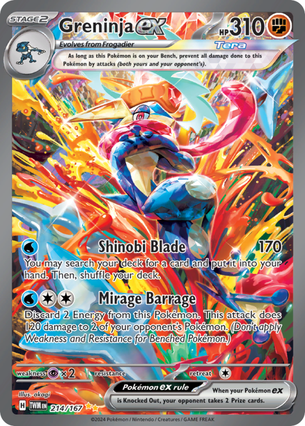 Greninja ex 214/167 (Twilight Masquerade)