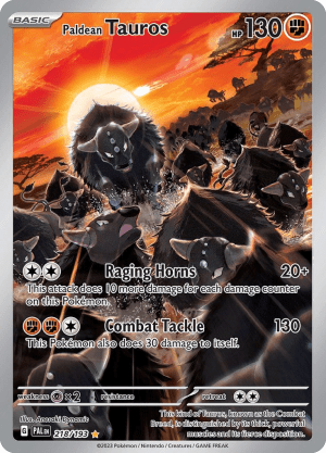 Paldean Tauros 218/193 (Paldea Evolved)