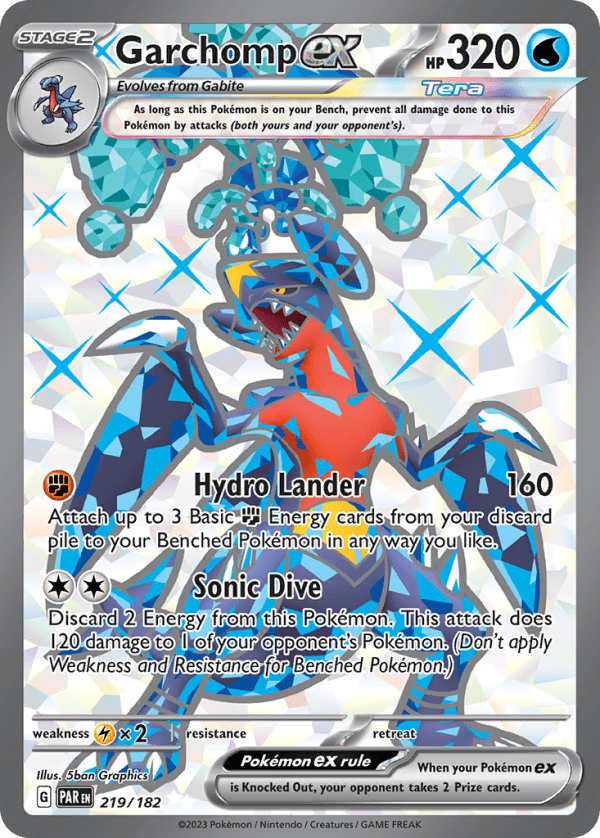 Garchomp ex 219/182 (Paradox Rift)