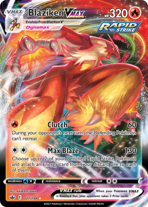 Blaziken VMAX 021/198 (Chilling Reign)