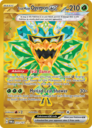 Teal Mask Ogerpon ex 221/167 (Twilight Masquerade)