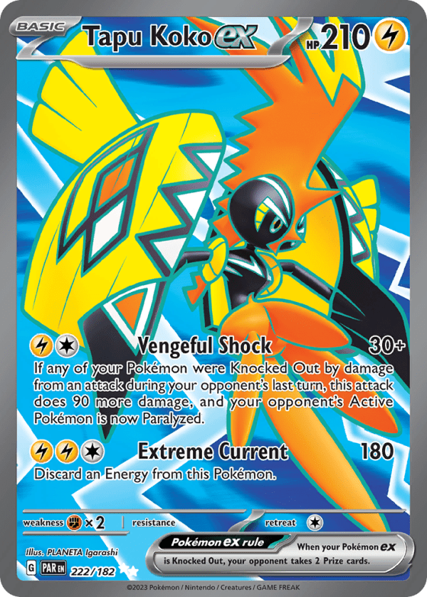 Tapu Koko ex 222/182 (Paradox Rift)