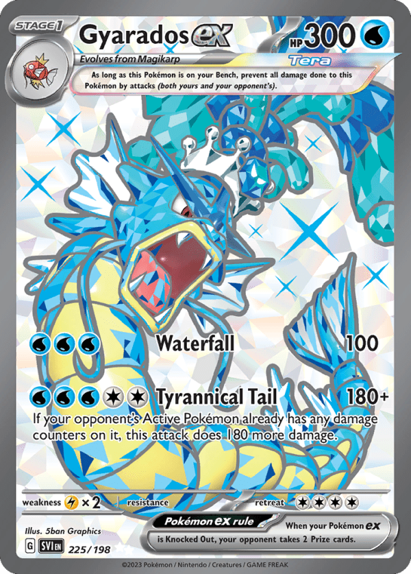 Gyarados ex 225/198 (Scarlet & Violet)