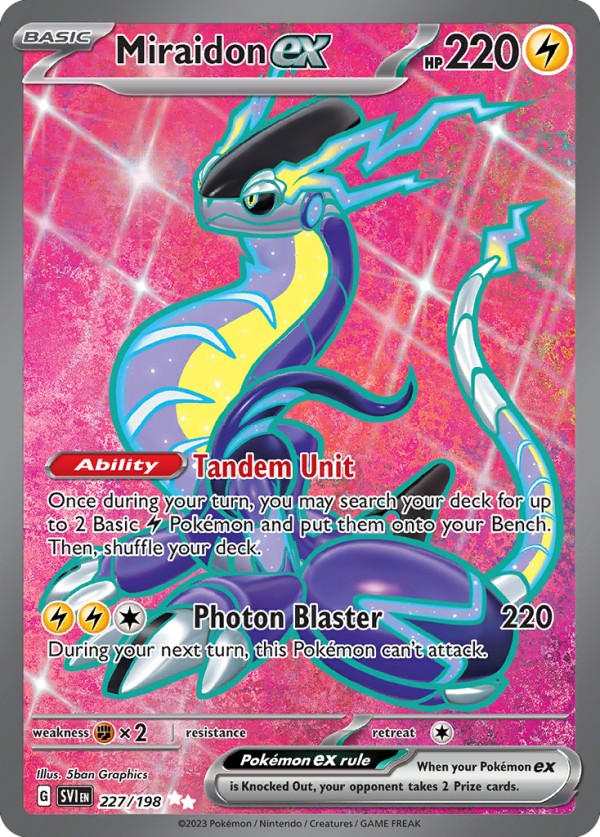 Miraidon ex 227/198 (Scarlet & Violet)