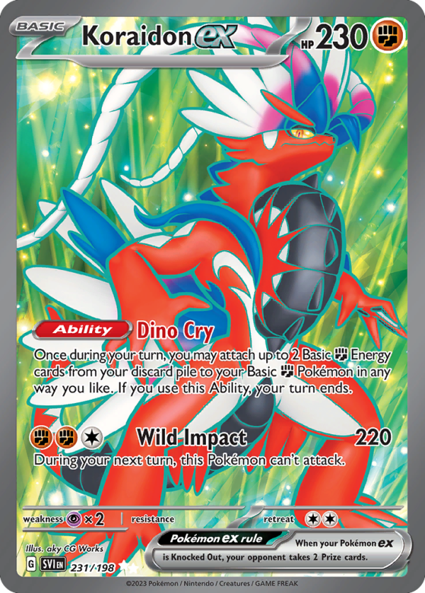 Koraidon ex 231/198 (Scarlet & Violet)