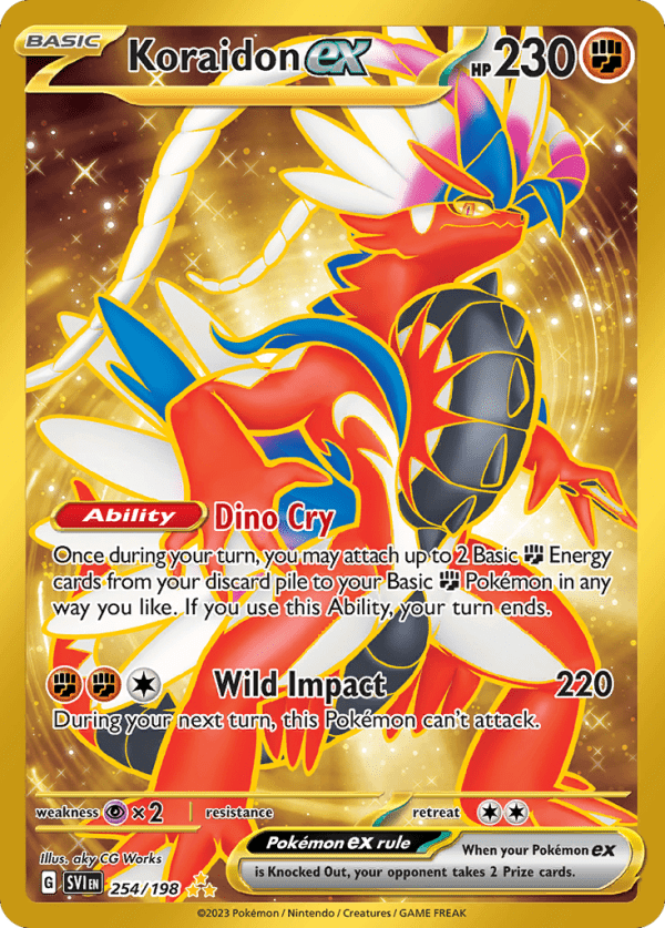 Koraidon ex 254/198 (Scarlet & Violet)