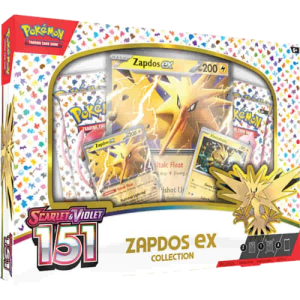 Pokémon TCG Scarlet & Violet 151 Zapdos ex Collection Box