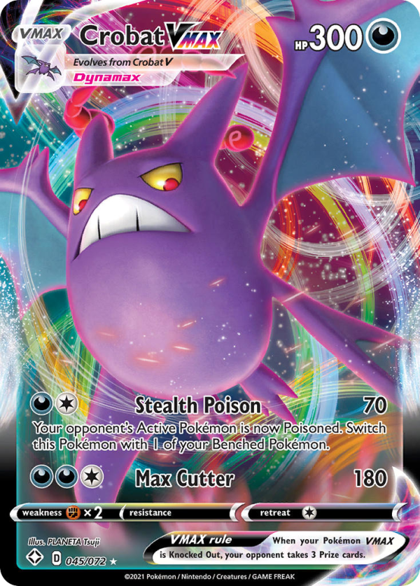 Crobat VMAX 045/072 (Shining Fates)