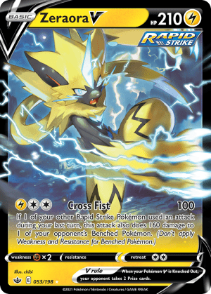 Zeraora V 053/198 (Chilling Reign)