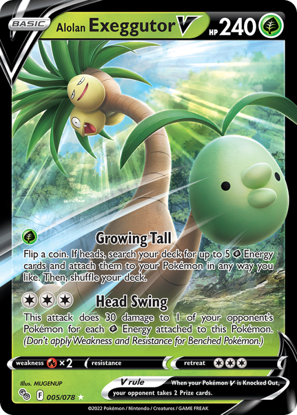 Alolan Exeggutor V 005/078 (Pokémon GO)