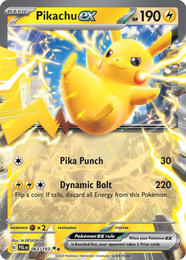 Pikachu ex 063/193 (Paldea Evolved)