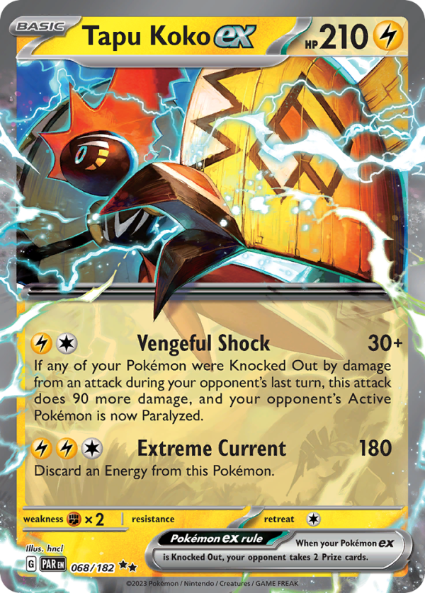 Tapu Koko ex 068/182 (Paradox Rift)