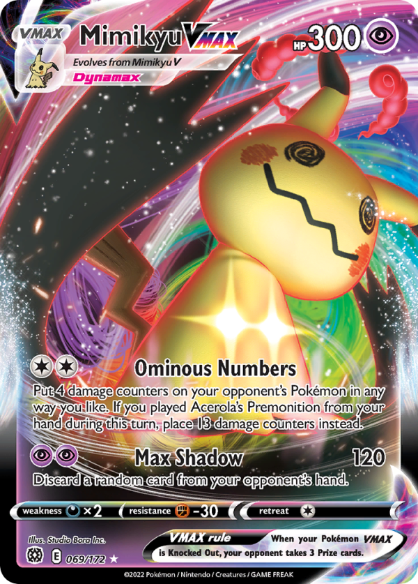 Mimikyu VMAX 069/172 (Brilliant Stars)